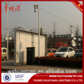 Galvanized steel road and street traffic signal lighting and monitoring pole